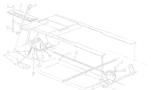 Speed Selector Lever Assembly (7-Speed) Diagram and Parts List for 13AM675G062 1999 Yard Machines Lawn Tractor